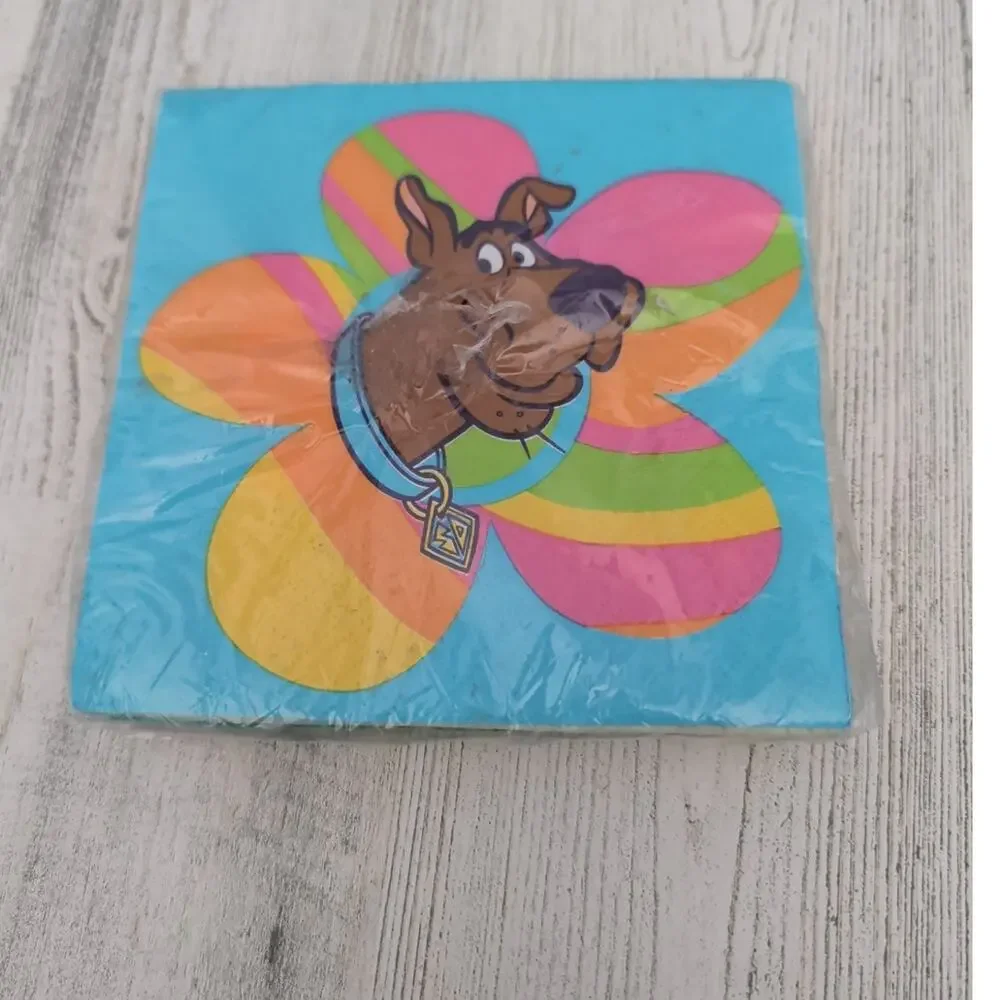 Scooby Doo Party Set 8 Plates and 16 Napkins Hallmark Hanna Barbera NEW
